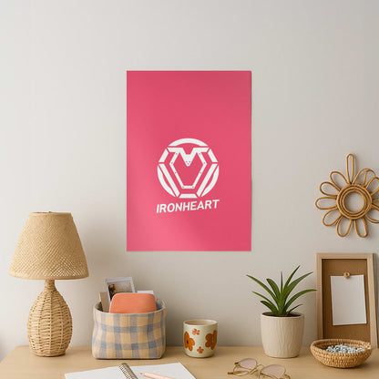 Metal Heart Symbol Art Print