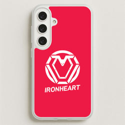 Metal Heart Symbol Phone Case for Galaxy S25FE