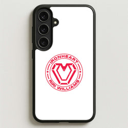 Metal Heart Riri Phone Case for Galaxy S25FE