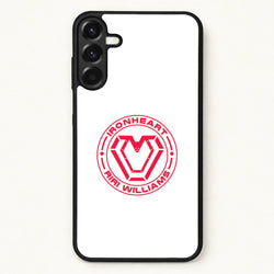 Metal Heart Riri Phone Case for Galaxy A37