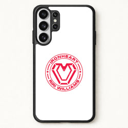 Metal Heart Riri Phone Case for Galaxy S26 Ultra