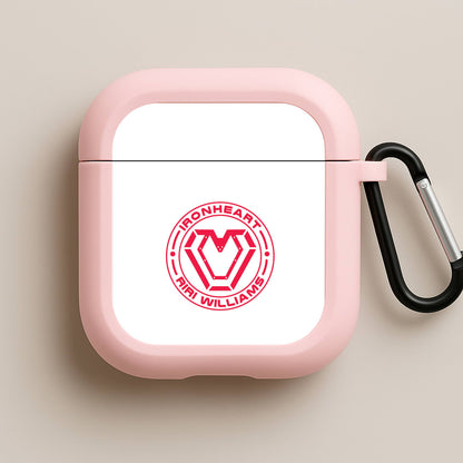Metal Heart Riri Pink AirPods Case