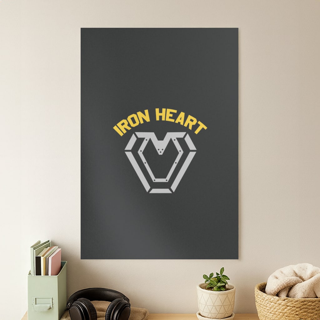 Metal Hero Heart Poster