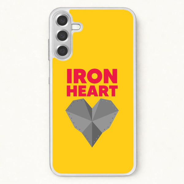 Metal Heart Phone Case for Galaxy A57