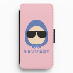 She Doesn't Even Go Here Flip / Wallet Phone Case