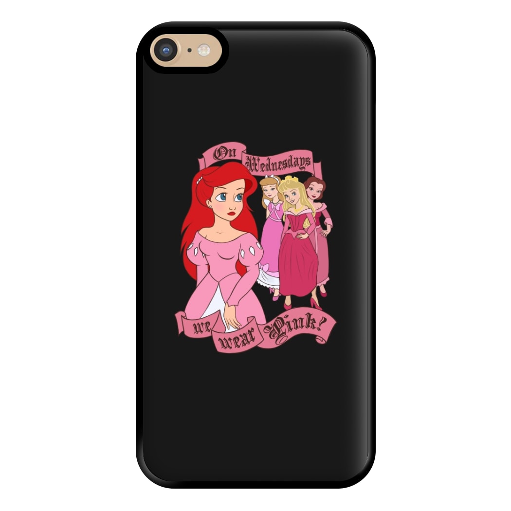 On Wednesdays We Wear Pink - Princesses Phone Case for iPhone 6 Plus / 7 Plus / 8 Plus