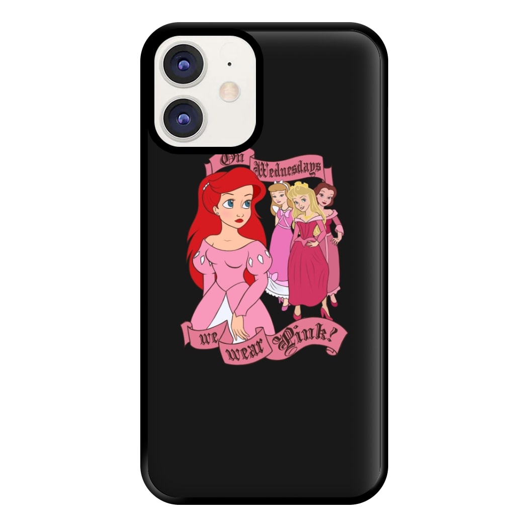 On Wednesdays We Wear Pink - Princesses Phone Case for iPhone 12 / 12 Pro