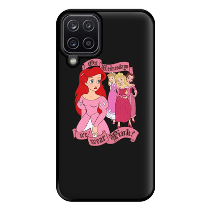 On Wednesdays We Wear Pink - Princesses Phone Case for Galaxy A12