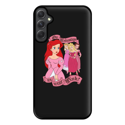 On Wednesdays We Wear Pink - Princesses Phone Case for Galaxy A54