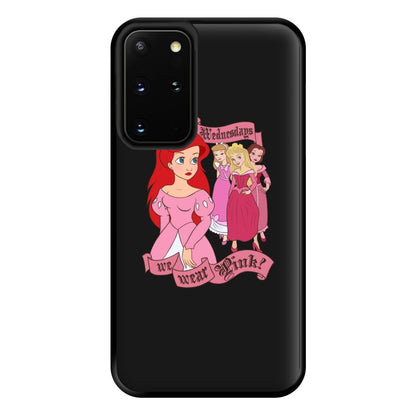 On Wednesdays We Wear Pink - Princesses Phone Case for Galaxy S20 Plus