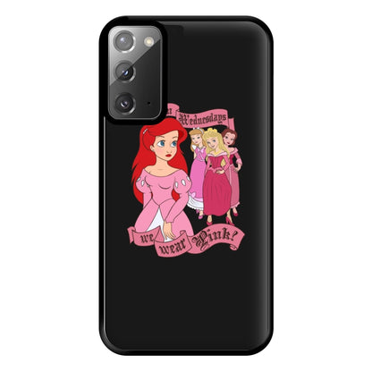 On Wednesdays We Wear Pink - Princesses Phone Case for Galaxy Note 20 Ultra