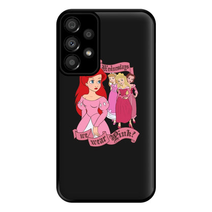 On Wednesdays We Wear Pink - Princesses Phone Case for Galaxy A33