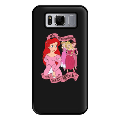 On Wednesdays We Wear Pink - Princesses Phone Case for Galaxy S8 Plus