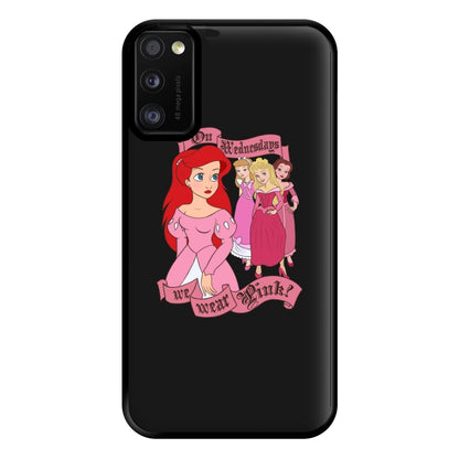 On Wednesdays We Wear Pink - Princesses Phone Case for Galaxy A41