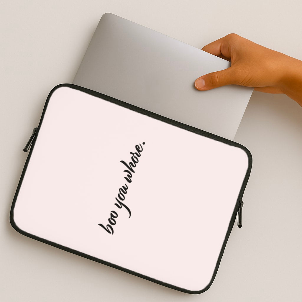 Boo You Whore MacBook Case