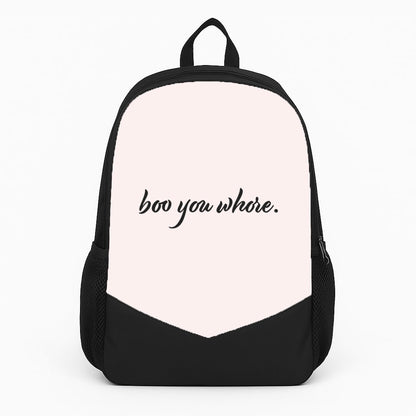 Boo You Whore Large Backpack