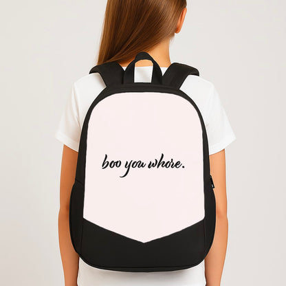 Boo You Whore Large School Bag