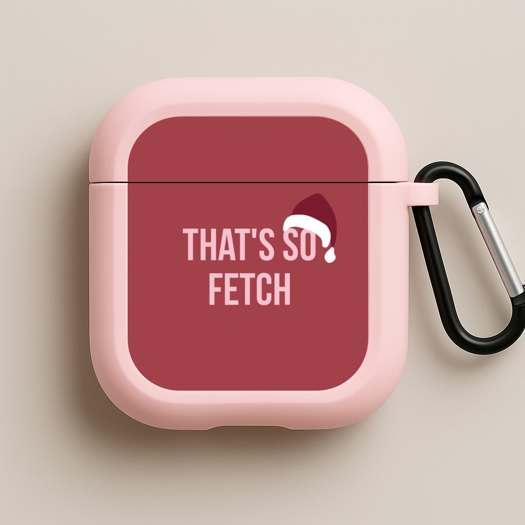That's So Fetch - Christmas Meanies Pink AirPods Case