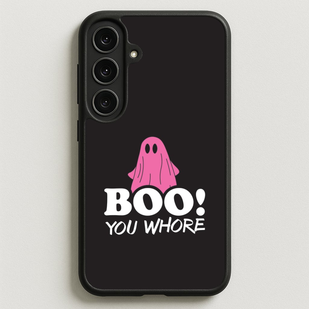 Boo You Ghost Phone Case for Galaxy S25FE