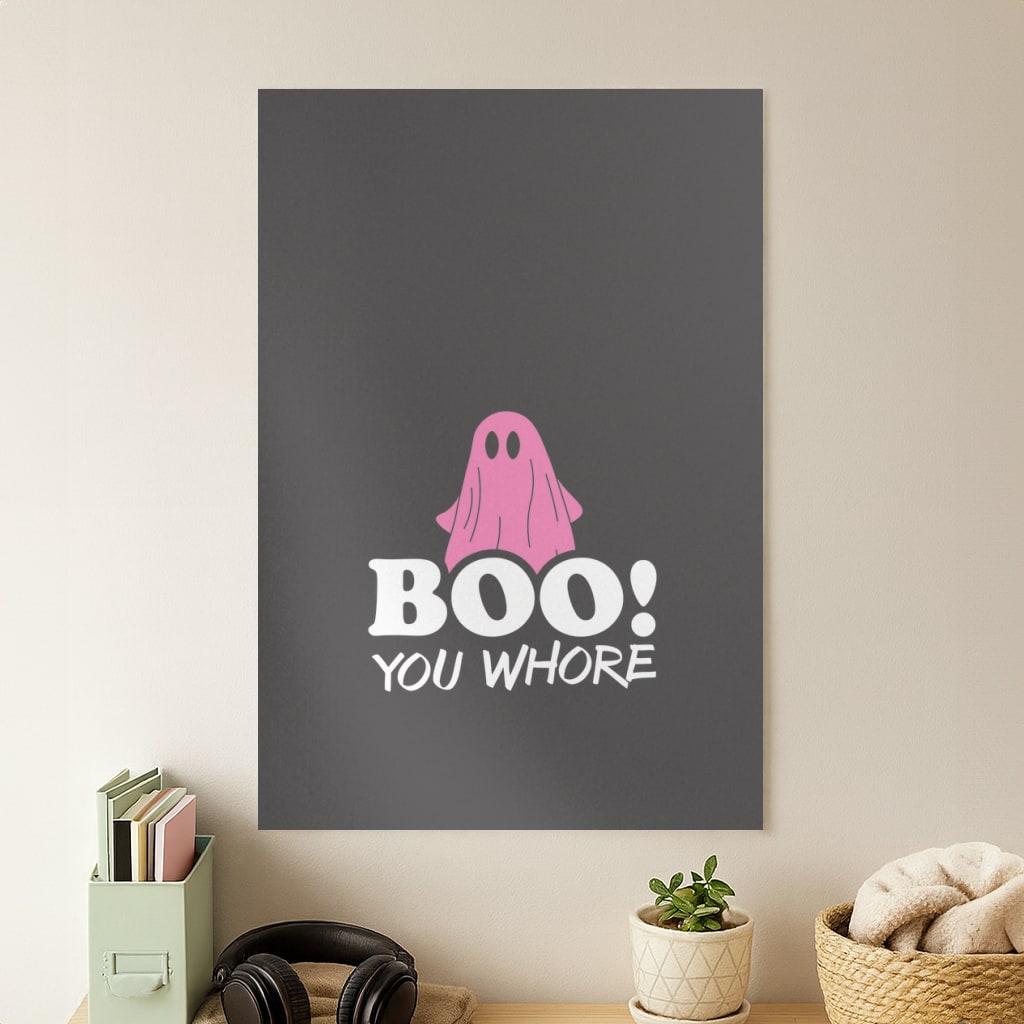 Boo You Ghost Poster
