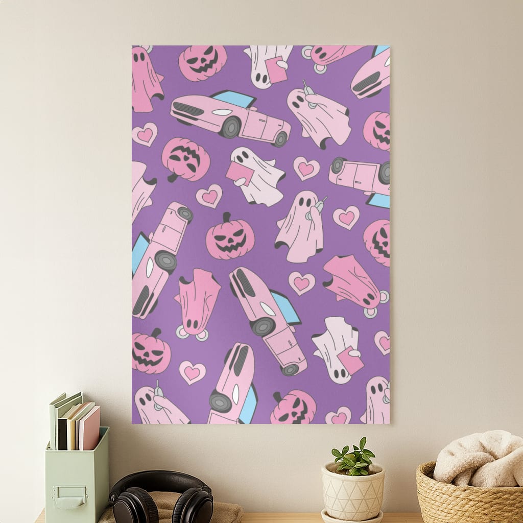 Mean Ghouls Props Pattern Poster