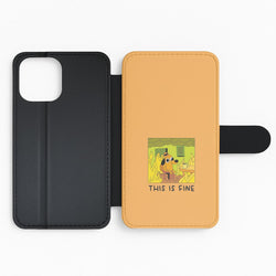 This Is Fine - Memes Flip Phone Case