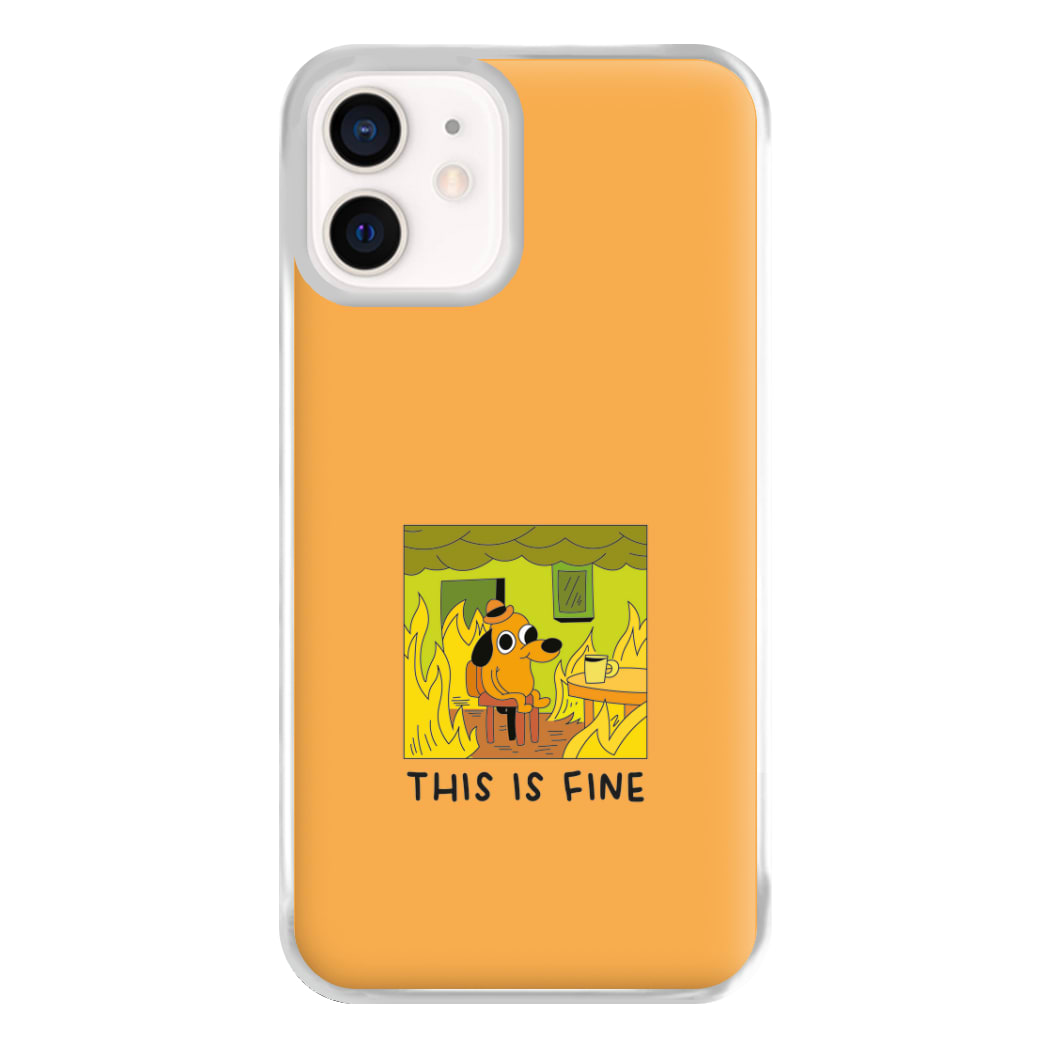 This Is Fine - Memes Phone Case for iPhone 12 Mini