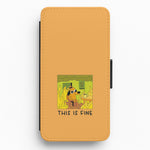 This Is Fine - Memes Flip / Wallet Phone Case