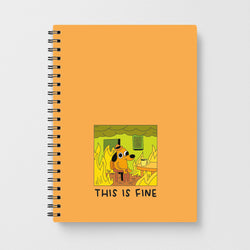 This Is Fine - Memes Notebook