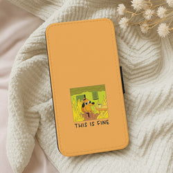 This Is Fine - Memes Wallet Phone Case