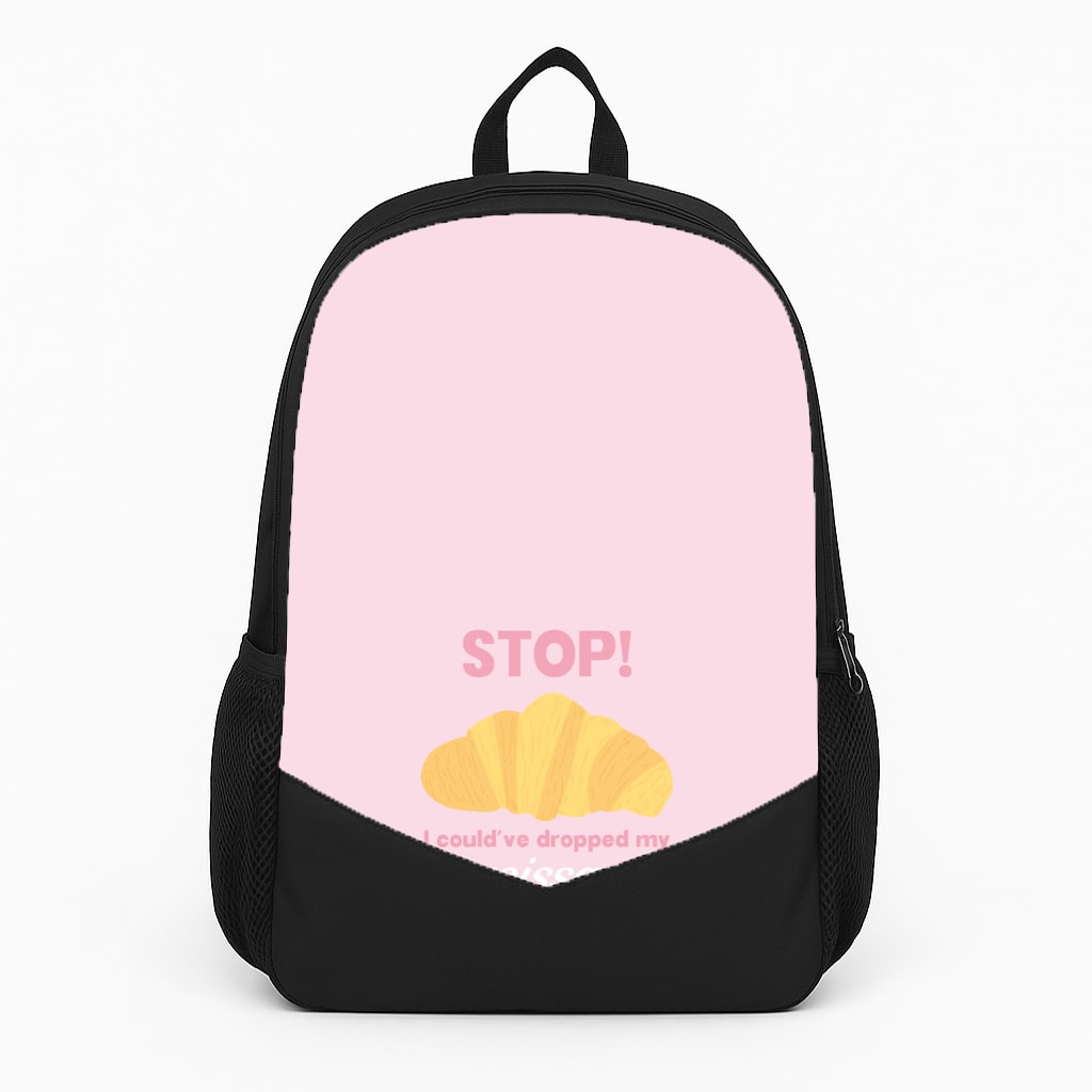 I Could've Dropped My Croissant - Memes Large Backpack