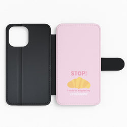 I Could've Dropped My Croissant - Memes Flip Phone Case