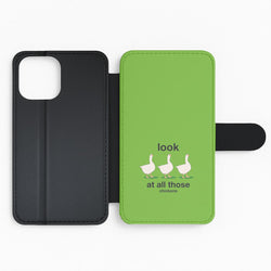 Look At All Those Chickens - Memes Flip Phone Case