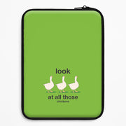Look At All Those Chickens - Memes Laptop Sleeve 1