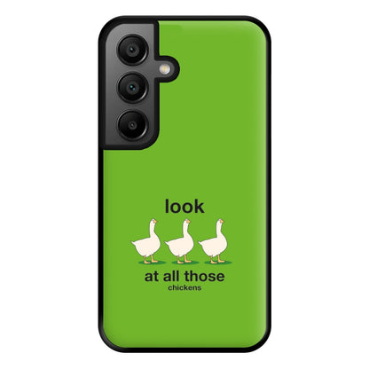 Look At All Those Chickens - Memes Phone Case for Google Pixel 8