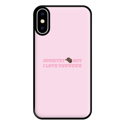 Country Boy I Love You - Memes Phone Case for iPhone XS Max