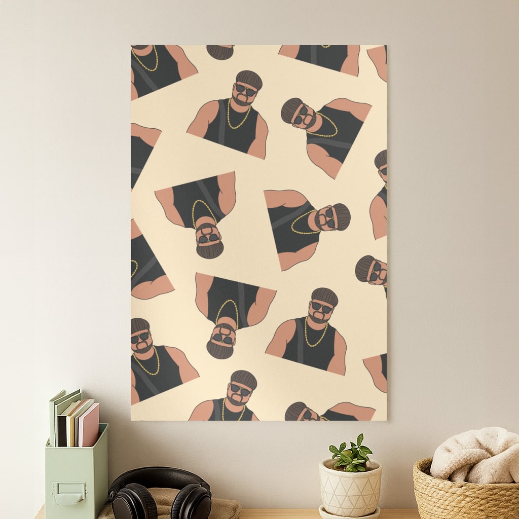 Ibiza Final Boss Pattern Poster