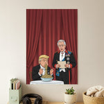 Charles & Donald's Spaghetti Poster