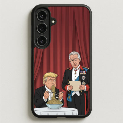 Charles & Donald's Spaghetti Phone Case for Galaxy S25FE