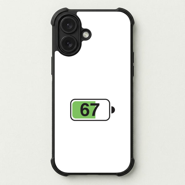 6 7 Battery Phone Case — Bumper case