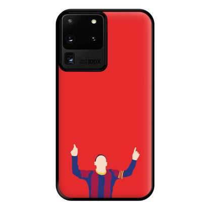 Messi Celebrating - Messi Phone Case for Galaxy S20 Ultra