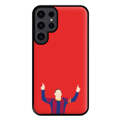 Messi Celebrating - Messi Phone Case for Galaxy S23 Ultra