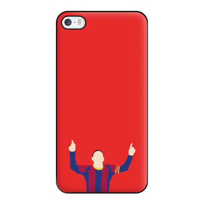 Messi Celebrating - Messi Phone Case for iPhone 5 / 5s / SE 2016