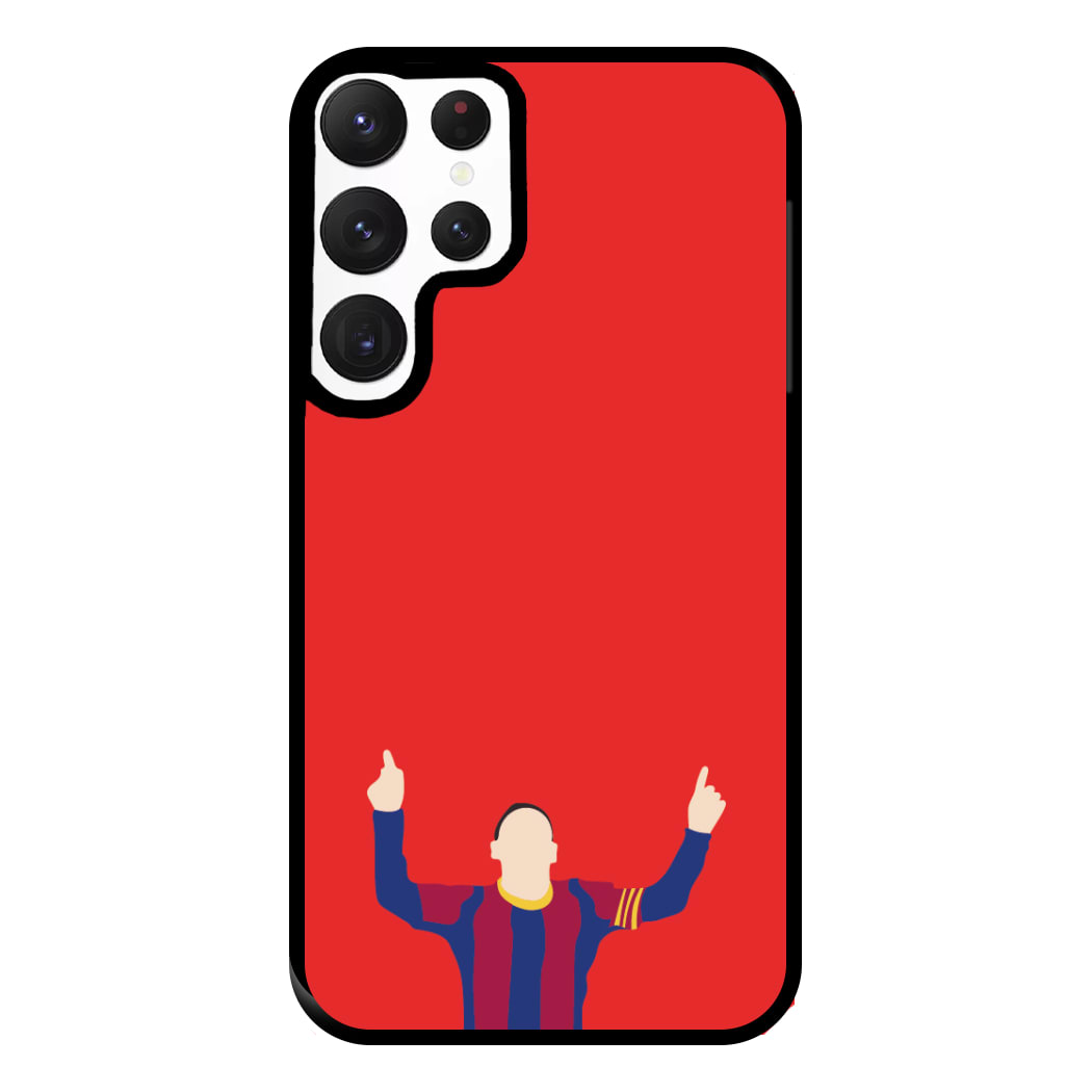 Messi Celebrating - Messi Phone Case for Galaxy S22 Ultra