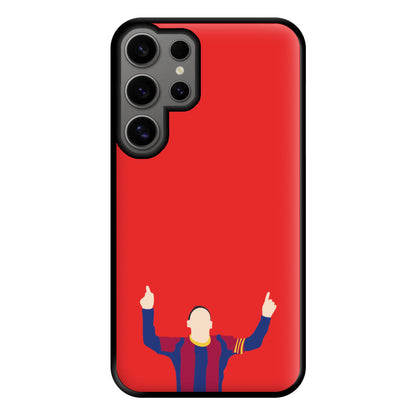 Messi Celebrating - Messi Phone Case for Galaxy S24 Ultra