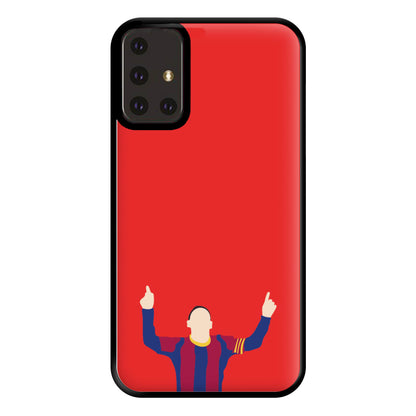 Messi Celebrating - Messi Phone Case for Galaxy A71