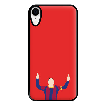 Messi Celebrating - Messi Phone Case for iPhone XR