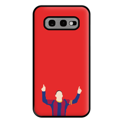 Messi Celebrating - Messi Phone Case for Galaxy S10e