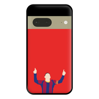 Messi Celebrating - Messi Phone Case for Google Pixel 7a