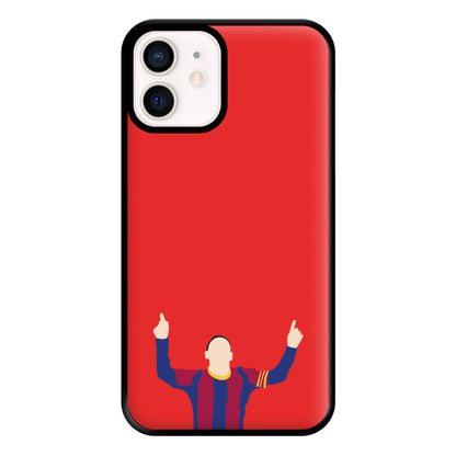 Messi Celebrating - Messi Phone Case for iPhone 12 Mini